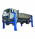 Электромеханический четырехстоечный подъемник ПС-16