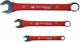 На сайте Трейдимпорт можно недорого купить Ключ комбинированный 27мм в прорезиненной оплетке KingTul kraft KT-30027k. 