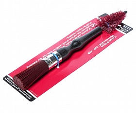 На сайте Трейдимпорт можно недорого купить Щетка двухсторонняя для очистки различных деталей, длина 310мм. 